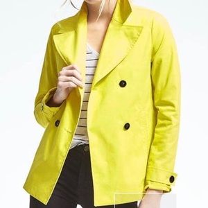 Banana Republic Yellow Trench Coat